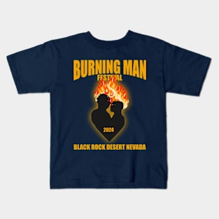 Burning Man Festival 2024 Kids T-Shirt